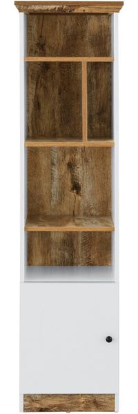 Bücherregal >Lastor< in Weiß - 40x150x40cm (BxHxT) Bild 2
