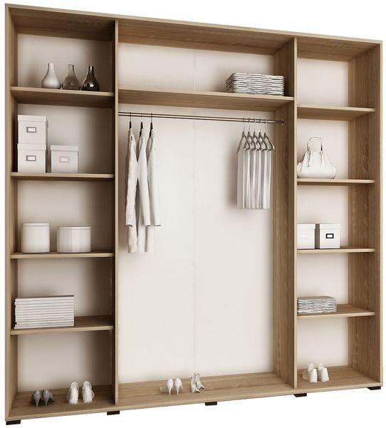 Kleiderschrank Toplo 25/200, mit RGB LED Beleuchtung, Farbe: Sonoma Eiche Bild 3