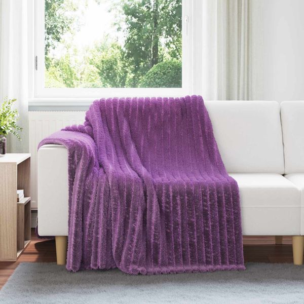 vidaXL Wohndecken 6 pcs Lila 200 x 150 cm Fleece 42016902