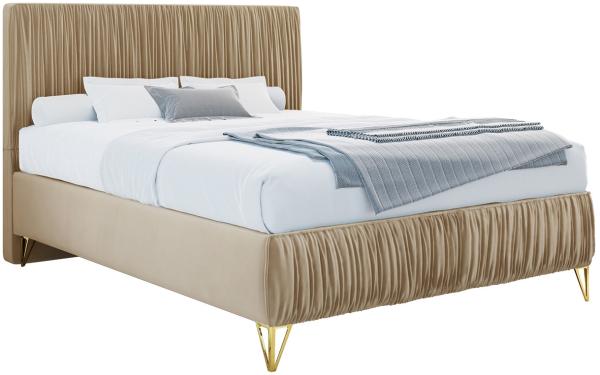 mirjan24 Boxspringbett Lux II , natur, 140 x 200 cm