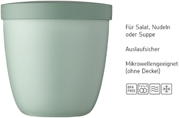 Mepal Ellipse Vivid Blue Snackpot 500 ml Bild 3