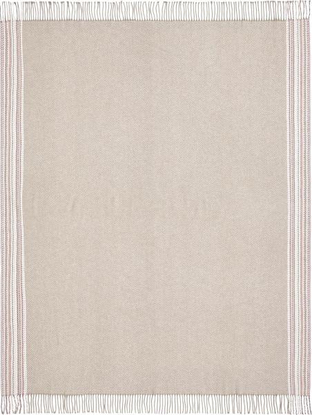 Biederlack Plaid Essence|140x190 cm| natural