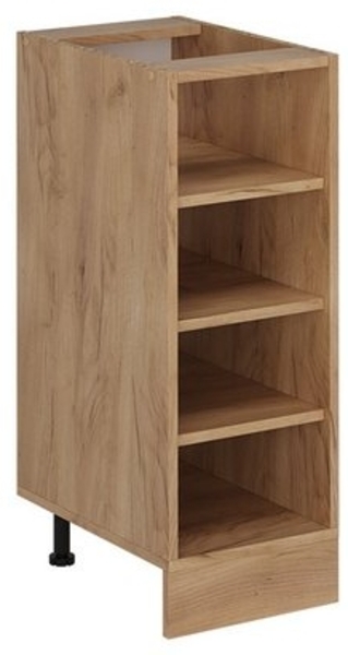 Küchenregal R-Line Goldkraft Eiche 30 cm ohne Arbeitsplatte Vicco Bild 4