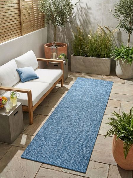 Bruno Banani Teppich Venezia, auch als Läufer, rechteckig, Höhe: 4 mm, In- und Outdoor geeignet, Sisal-Optik, Wetterfest & UV-beständig