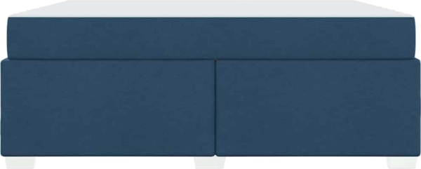 vidaXL Bettrahmen mit Matratze Blau 180 x 200 cm Stoff 3399207 Bild 6