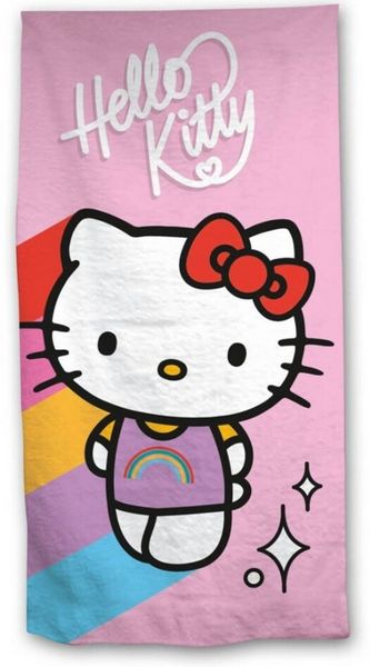 Hello Kitty Strandtuch Hello Kitty Kinder Mikrofaser Strandtuch Handtuch Badetuch 70x140 cm, microfaser