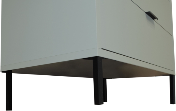 Hochkommode >Bonnie< in pine green matt lack - 51x121x45cm (BxHxT) Bild 5