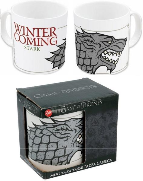 Stor Tasse Game Of Thrones Tasse Haus Stark Winter Is Coming Schattenwolf, Keramik