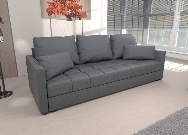 AX LIVING Schlafsofa Modern Dolceo – 226 cm breit, Farbe Anthrazitgrau