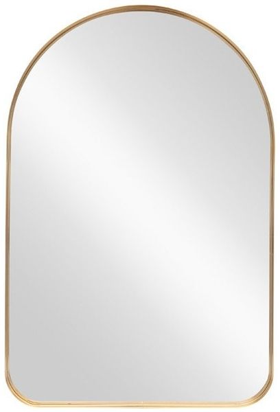 riess-ambiente Wandspiegel ARCA 90cm gold – Aluminium, Bogenform, Accessoire (Einzelartikel, 1-St), Spiegel für mehr Licht & Weite – ideal für Wohn- oder Schlafzimmer