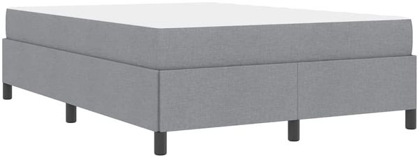 vidaXL Boxspringbett Hellgrau 160 x 200 cm Stoff 3398871 Bild 9