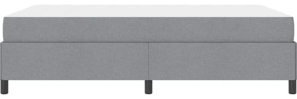 vidaXL Boxspringbett Hellgrau 160 x 200 cm Stoff 3398871 Bild 8
