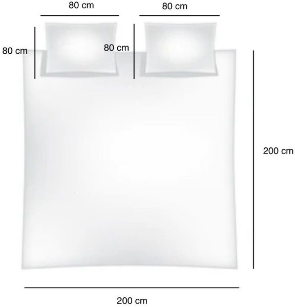 Feinbiber Bettwäsche im Karodesign - Baumwollmix mit verdecktem Reißverschluss 200 x 200 cm + 2x (80 x 80 cm) Bild 4