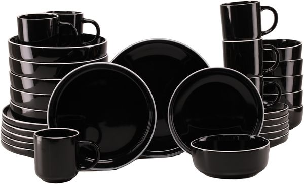 Nordic Gourmet Schwarz, Kombiservice 30-tlg (mo)