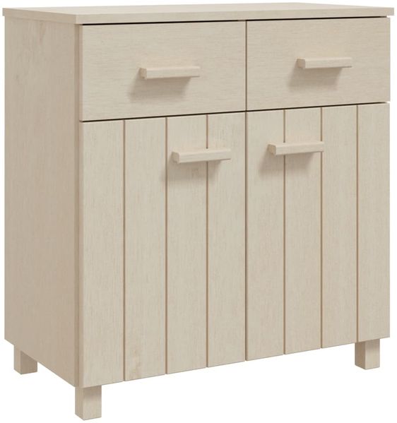 Sideboard, Kommode Honigbraun 79x40x80 cm Massivholz Kiefer j1733p