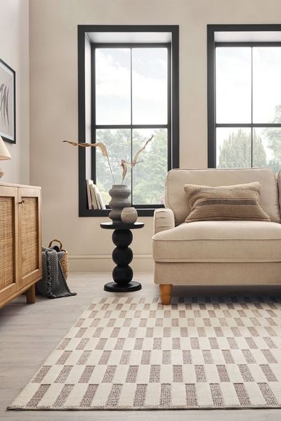 FLAIR RUGS Teppich Marlowe, rechteckig, Höhe: 4 mm, Waschbarer Geometrischer Teppich