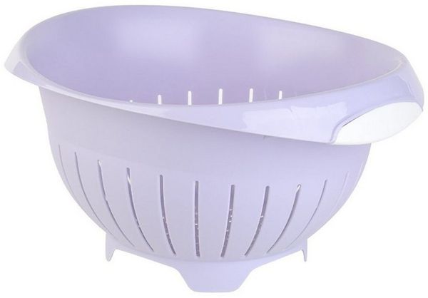 Engelland Nudelsieb Abtropfsieb, Seiher, Kunststoff, (Vorteils-Set, 1-St, Ø 24,5 cm), spülmaschinengeeignet, BPA-frei, lebensmittelecht