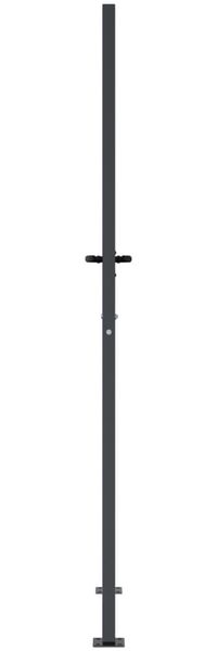 vidaXL Gartentor Anthrazit 100x200 cm Stahl Gras-Design 153171 Bild 5
