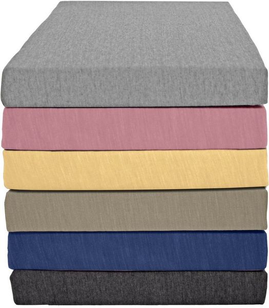 KUM Spannbettlaken Polycotton Spannbetttuch, Polycotton, Gummizug: rundum, (1 Stück)