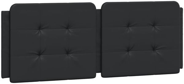 vidaXL Bettgestell ohne Matratze "Zadar" Schwarz 140x190 cm Kunstleder 3208859 Bild 5