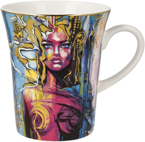 Goebel / Lana Frey -Freya,Künstlertasse,13,0cm x 10,0cm x 11,0cm / Fine Bone China / 13,0cm x 10,0cm x 11,0cm