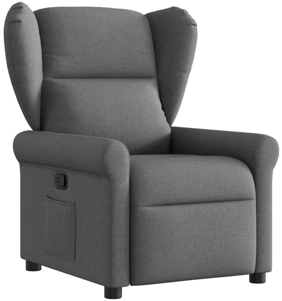 vidaXL Relaxsessel Dunkelgrau Stoff 4015657