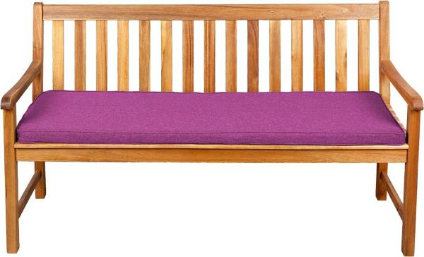 Gutekissen® Sitzkissen für Bank, Gartenschaukeln, Sitz, glatt. FK5 (100x30x5, Pink)