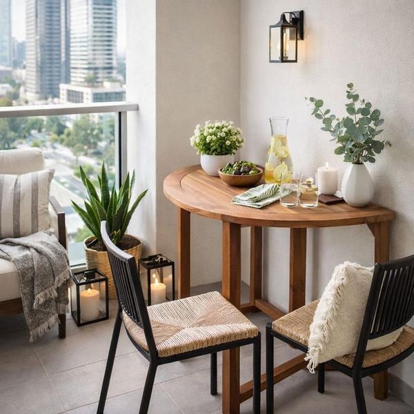 Klapptisch Balkontisch Akazienholz Tisch Wandklapptisch Gartentisch Holztisch