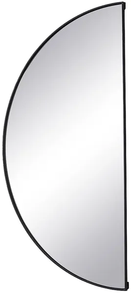 Vente-unique - GAVRA Spiegel Metall Schwarz - B 1 cm x H 100 cm x L 50 cm