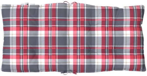 vidaXL Niedriglehner-Auflagen 6 Stk. Rot Karomuster Oxford-Gewebe 377712 Bild 7