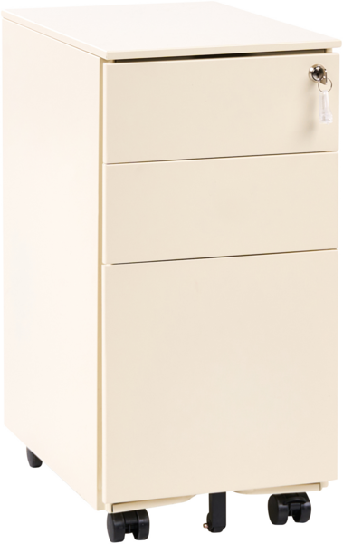 Büroschrank BOLSENA Metall Hellbeige