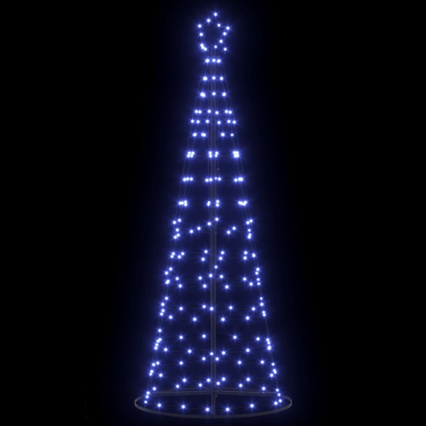 vidaXL LED-Weihnachtsbaum mit 390 LEDs mit Ständer Blau 250 cm Eisen 42018760 Bild 3