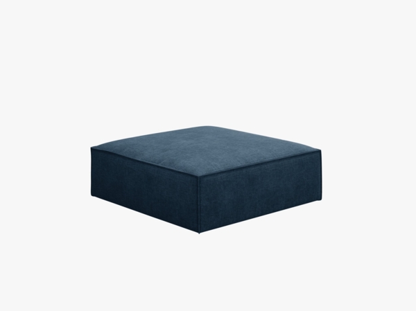 Micadoni Hocker Kaelle 1-Sitzer Chenille Over The Horizon Königsblau