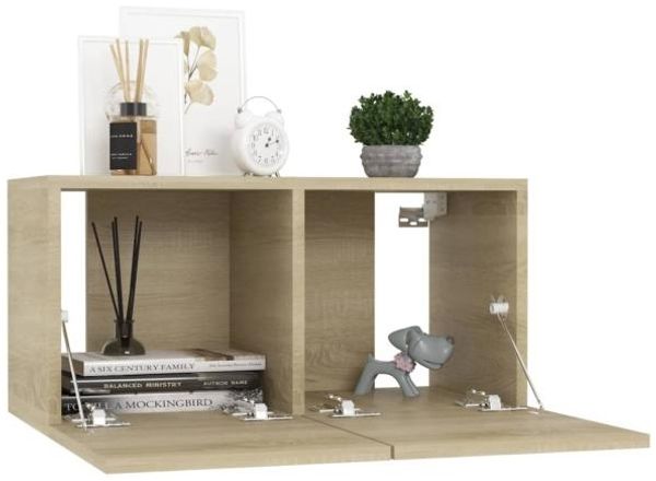 vidaXL 5-tlg. TV-Schrank-Set Sonoma-Eiche Spanplatte [3078958]