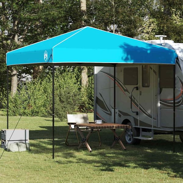 vidaXL Pavillon-Zelt Blau 243 x 243 x 251 cm Stoff 42007377