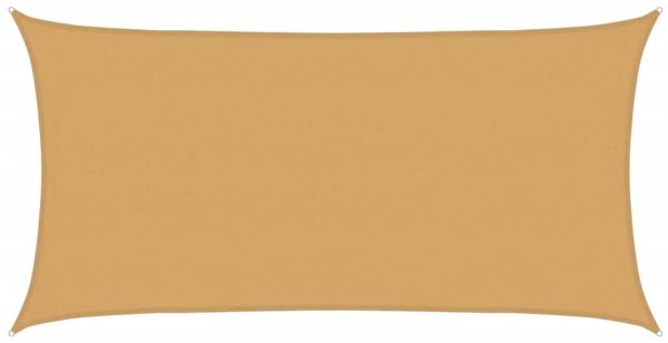 vidaXL Sonnensegel 160 g/m² Rechteckig Sandfarben 4x7 m HDPE 4002047 Bild 2