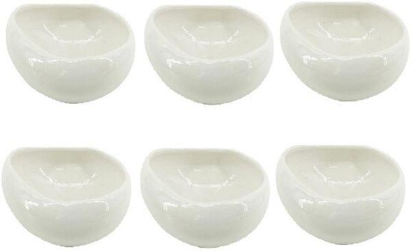 Elegante Schüsseln 6er Set aus Porzellan - ideal für Salate, Snacks und Desserts Bild 2