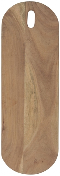 Ib Laursen - Schneidebrett Servierbrett Tapasbrett 18x55cm Holz Oval 17071-00