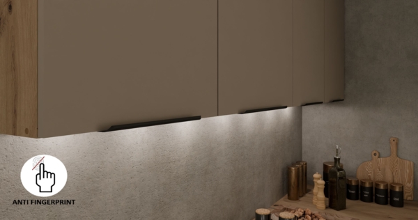 Winkelküche ARIA K-AR ECKE 1 - 215 x 220 + 120 cm Anti Fingerprint Küchenzeile Küchenblock Singleküche Einbauküche Küche Eckküche Bild 6