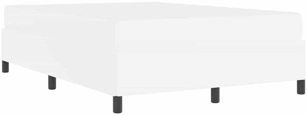 vidaXL Bettrahmen mit Matratze Weiß 160 x 200 cm Stoff 3399010 Bild 9