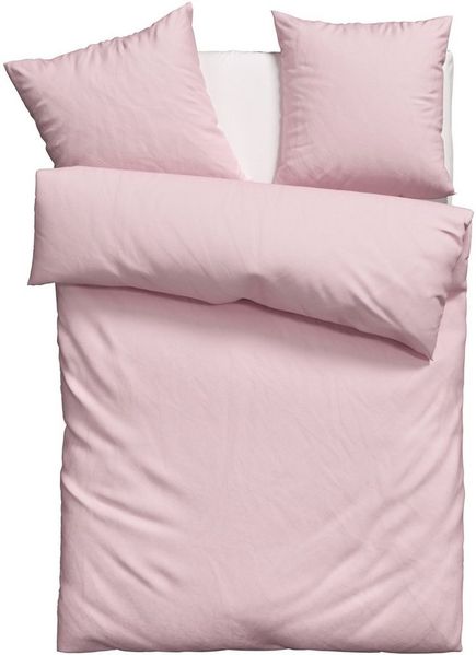 OTTO home Bettwäsche Desner 100% Microfaser, extra weich, allergikerfreundlich, Microfaser, 2 teilig, Premium Qualität, uni, schnell trocknend, pflegeleicht, ab 135x200 cm