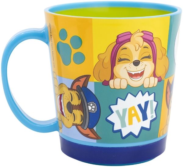 Paw Patrol Kippsicher Trinkbecher PP 410 ml – Drop Safe Plastikbecher mit Smartgrip-System
