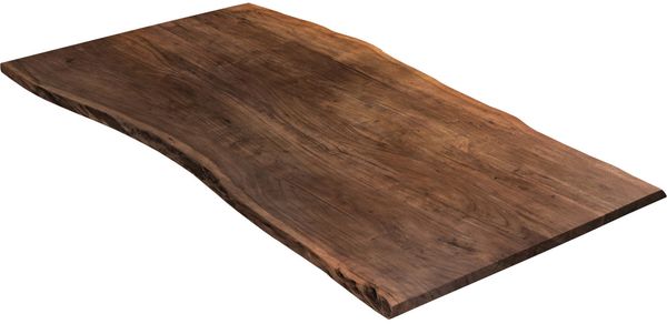 Tischplatte Baumkante massiv Akazie nussbaum 240 x 100 ZUERICH 76631186