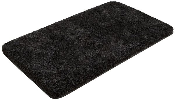 Grund Badematte Melos, Badvorleger, Badezimmer Teppich, sehr weich, Höhe 27 mm, rutschhemmend beschichtet, fußbodenheizungsgeeignet, Kunstfaser, rechteckig, melierte Optik, sehr weicher Flor, Melange-Effekt, Made in Europe