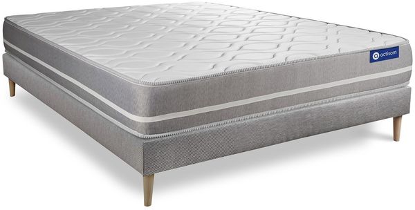Actilatex touch matratze 120x195 cm + Bettgestell mit lattenrost - Dicke : 20cm - Latex und Memory-schaum - H3 Bild 3