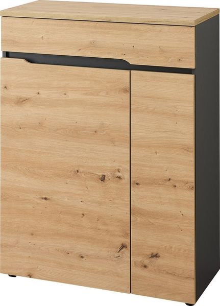 OTTO home Schuhschrank Bergen Schuhschrank, 80/107/38 (B/H/T cm) (1-St) 2 türig, Schubkasten, Soft Close