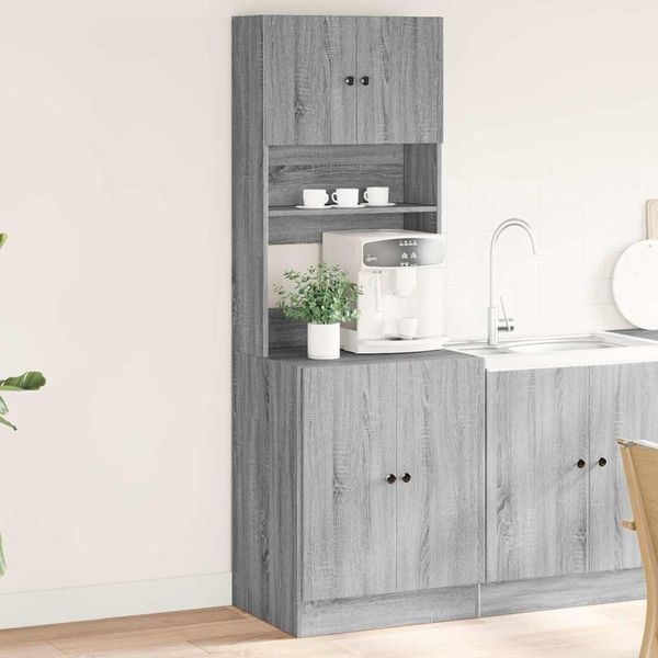 vidaXL Küchenschrank Grau Sonoma 60x50x180 cm Holzwerkstoff 3276642