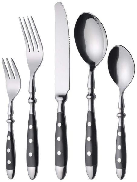 Tafelbesteck 30-tlg. 6 Personen, Serie NÜRNBERG, geschmiedet, schwere Qualität