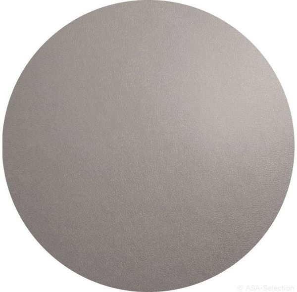 ASA Tabletops Tisch-Set 38 cm rund cement Lederoptik