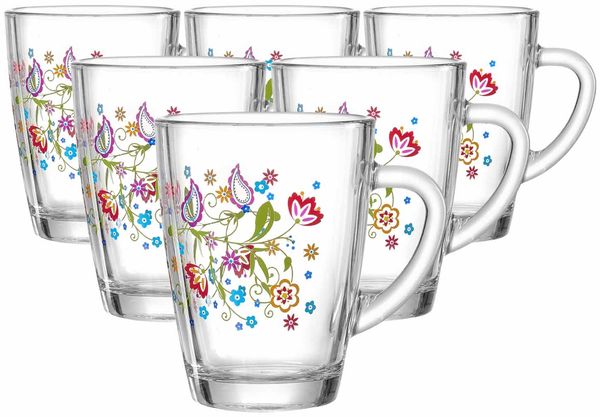 Ritzenhoff & Breker SHANTI Kaffeeglas 380 ml 6er Set